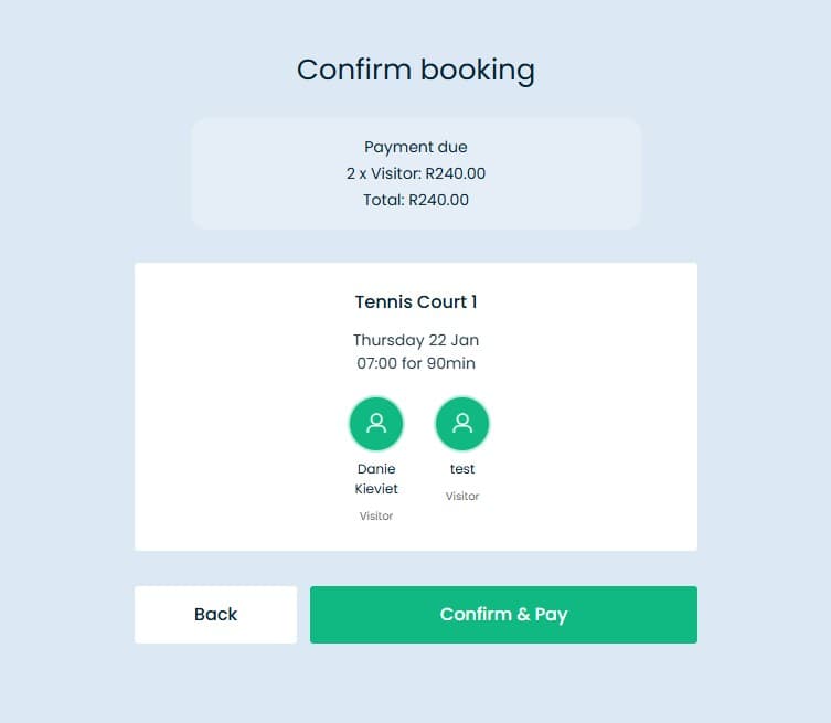 Guest and Visitor Payments